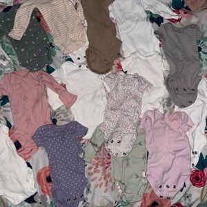 Carter's premie Assorted Color Kids One Pieces